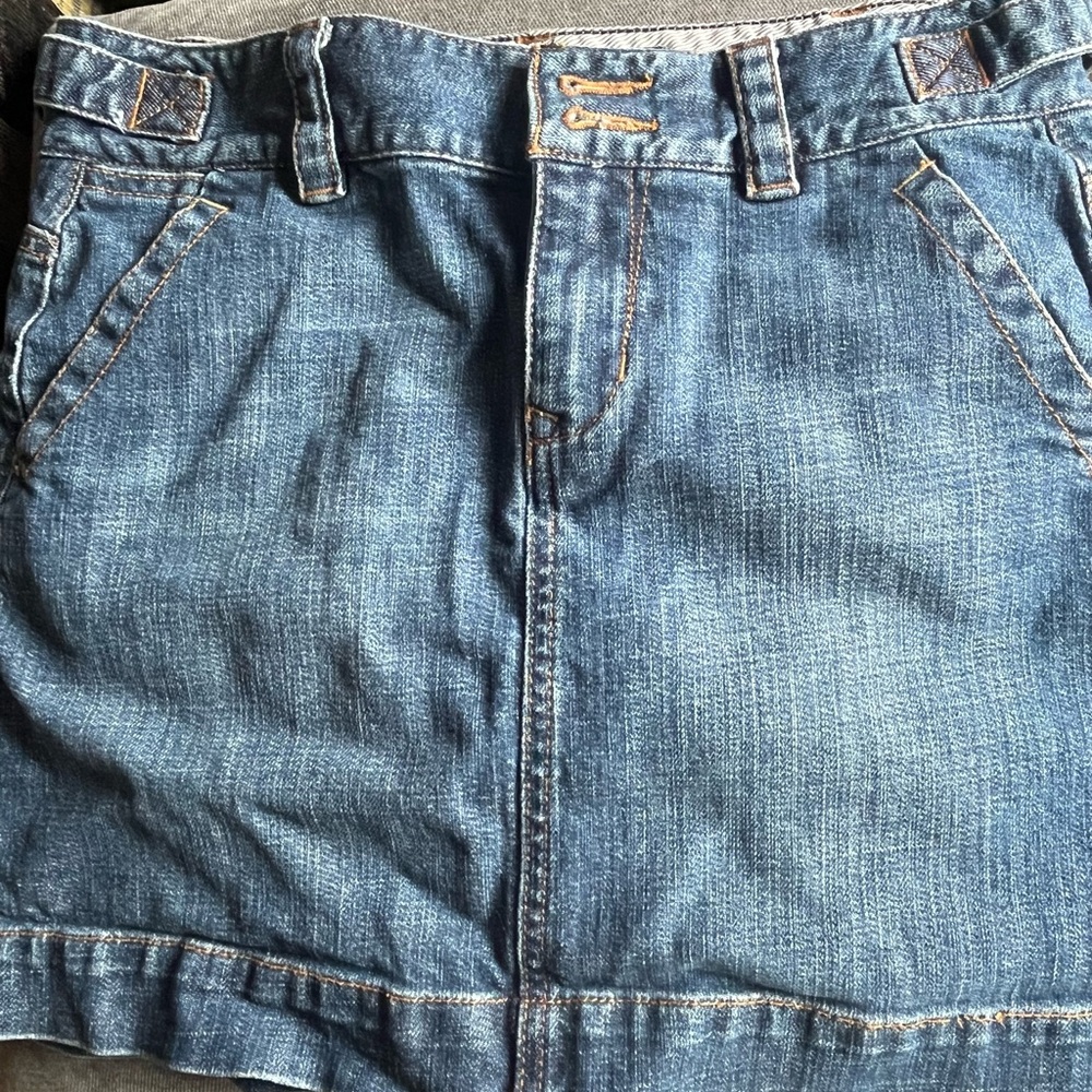 Vintage GAP Classic Blue Denim Mini Skirt